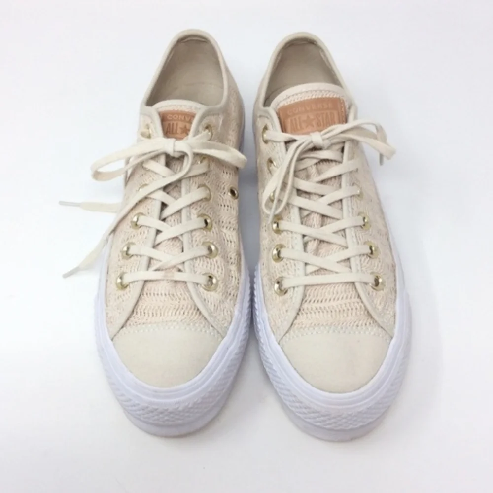 CONVERSE CHUCK TAYLOR ALL STAR Lift Ox 'Driftwood' Women's Size 6 - Picture 2 of 7